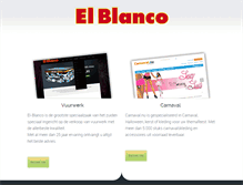 Tablet Screenshot of elblanco.nl